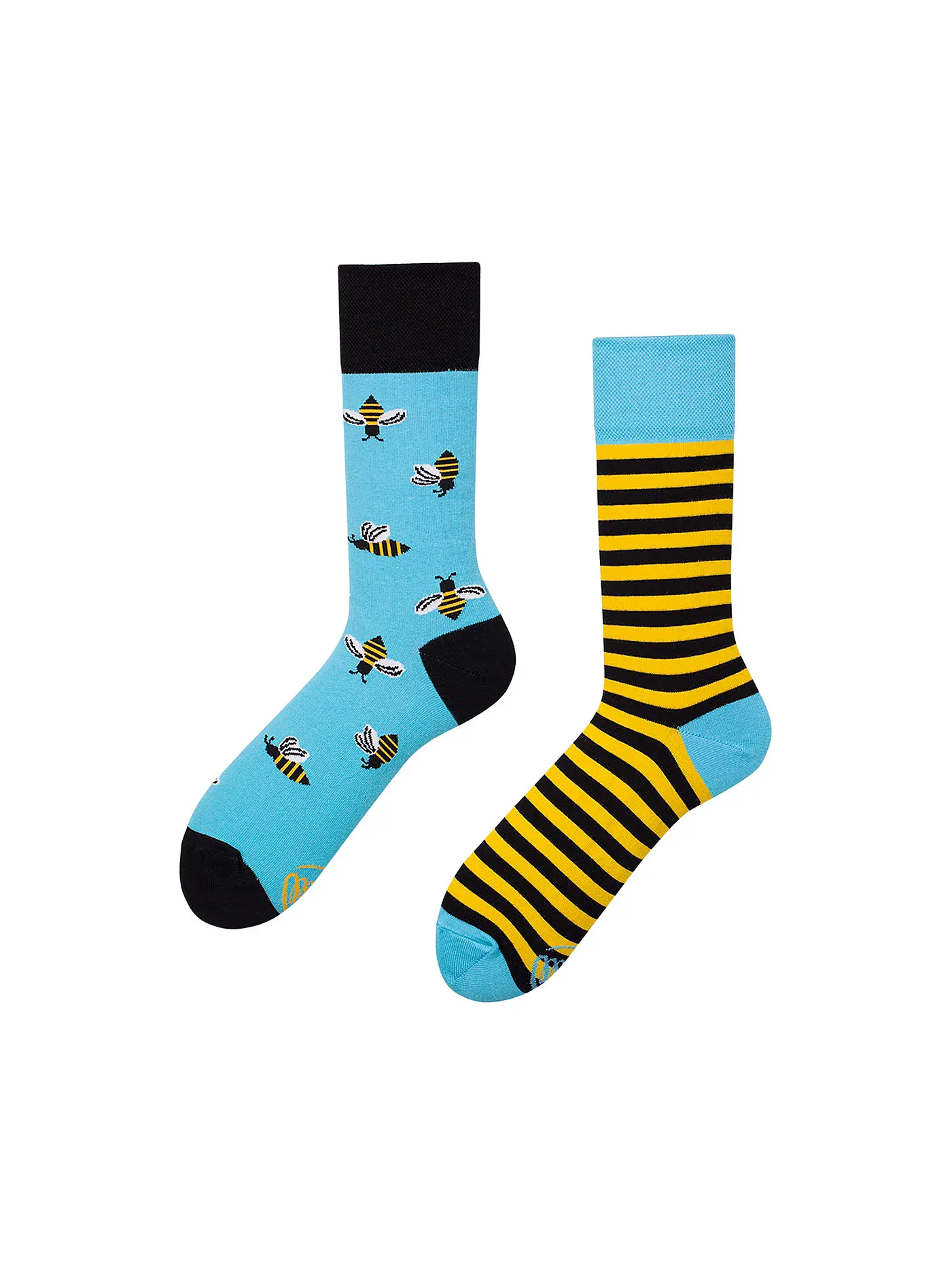 MANY MORNINGS | Damen Socken BEE BEE gelb | 